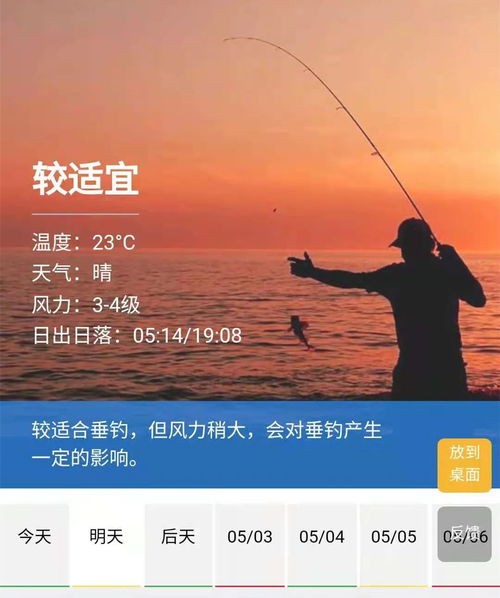 钓鱼天气预报中国天气网（钓鱼天气预报安卓免费下载）