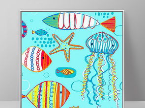 热带鱼图片简笔画-热带鱼图片画画