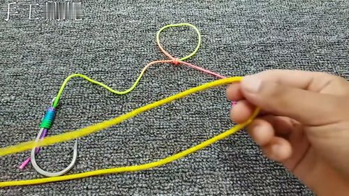 鱼线子线绑法-主线连接八字环最结实的方法