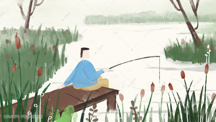 河边钓鱼人图片,河边钓鱼人图片高清