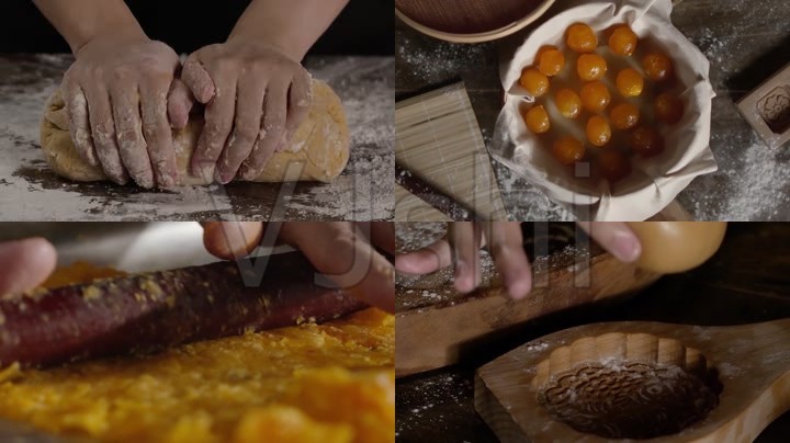 制作月饼的材料和步骤,制作月饼的材料和步骤手工