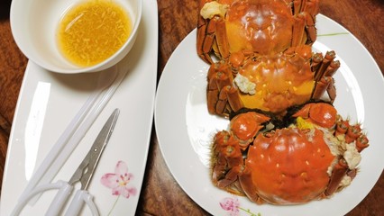 蒸大闸蟹的做法步骤和时间,蒸大闸蟹的吃法
